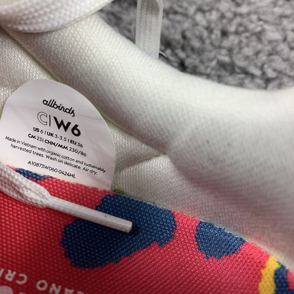 Allbirds Couriers Rainbow River Cano Cristales Women’s Size 6 - Picture 8 of 8